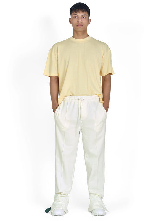 SIDE SLIT TROUSER WITH CREASE