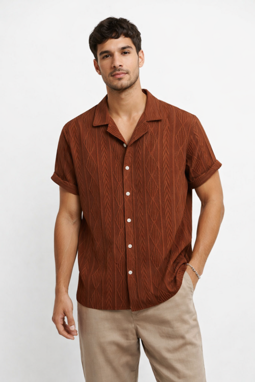 Men’s Fashion Shirt Slim Fit Trendy